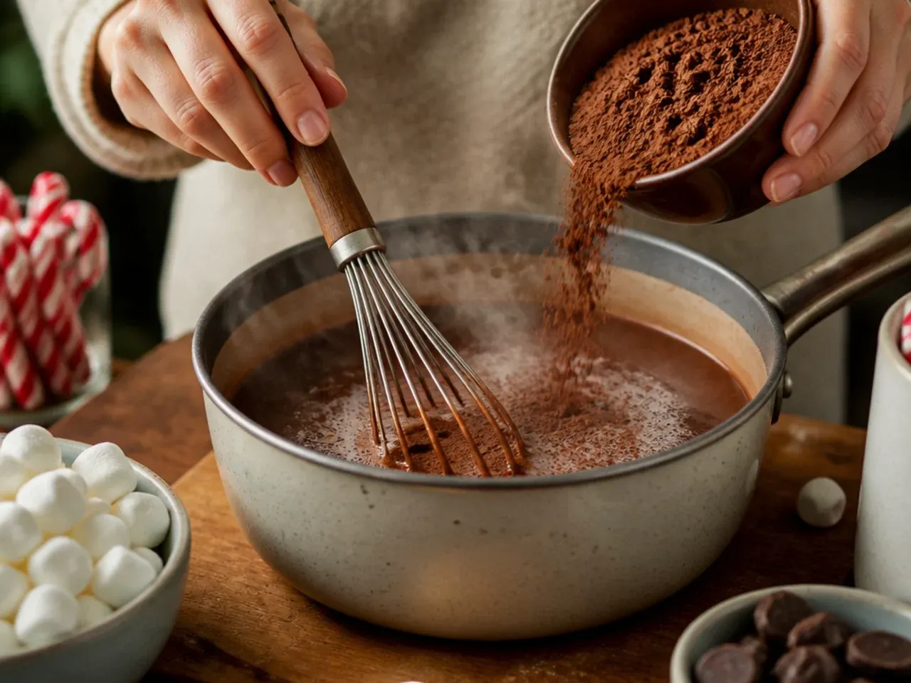 christmas hot cocoa bar recipe step 2