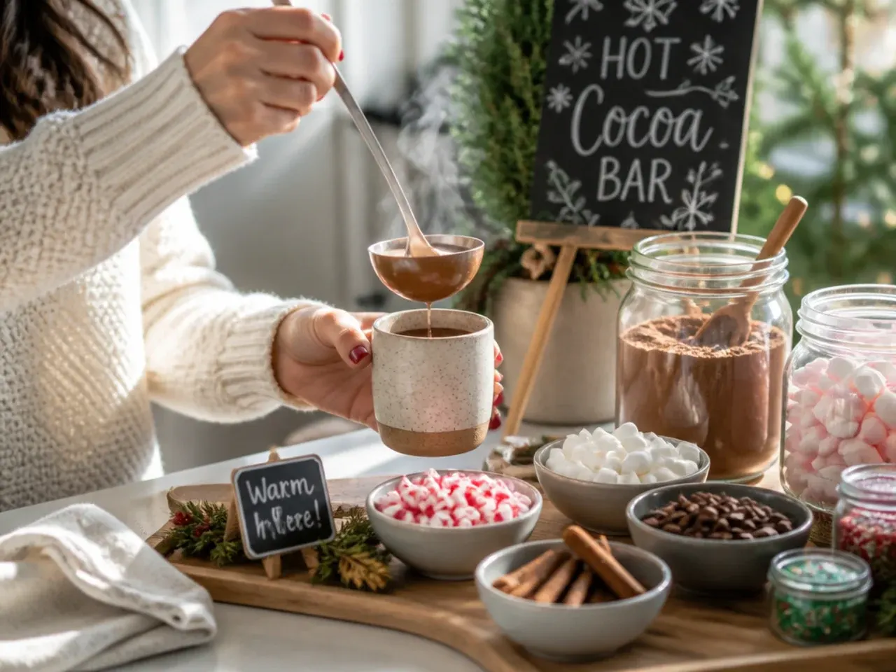 christmas hot cocoa bar recipe step 6
