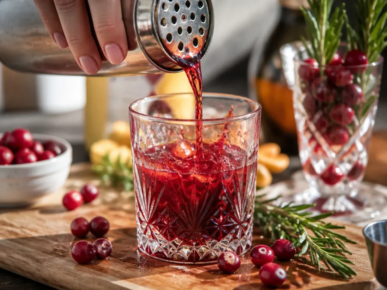 christmas mixed drinks recipe step 2