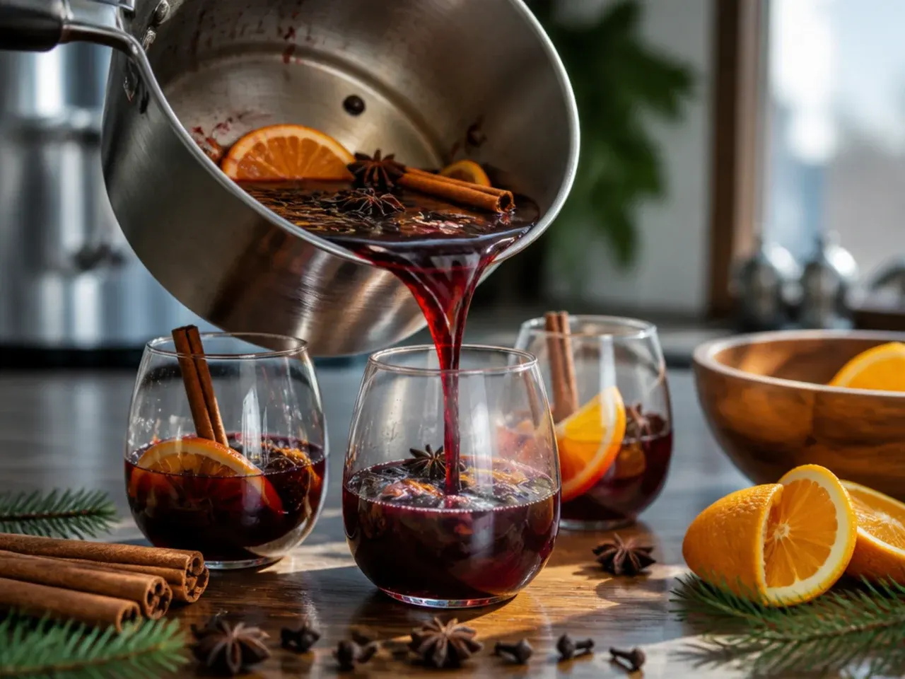 christmas punch drinks recipe step 1