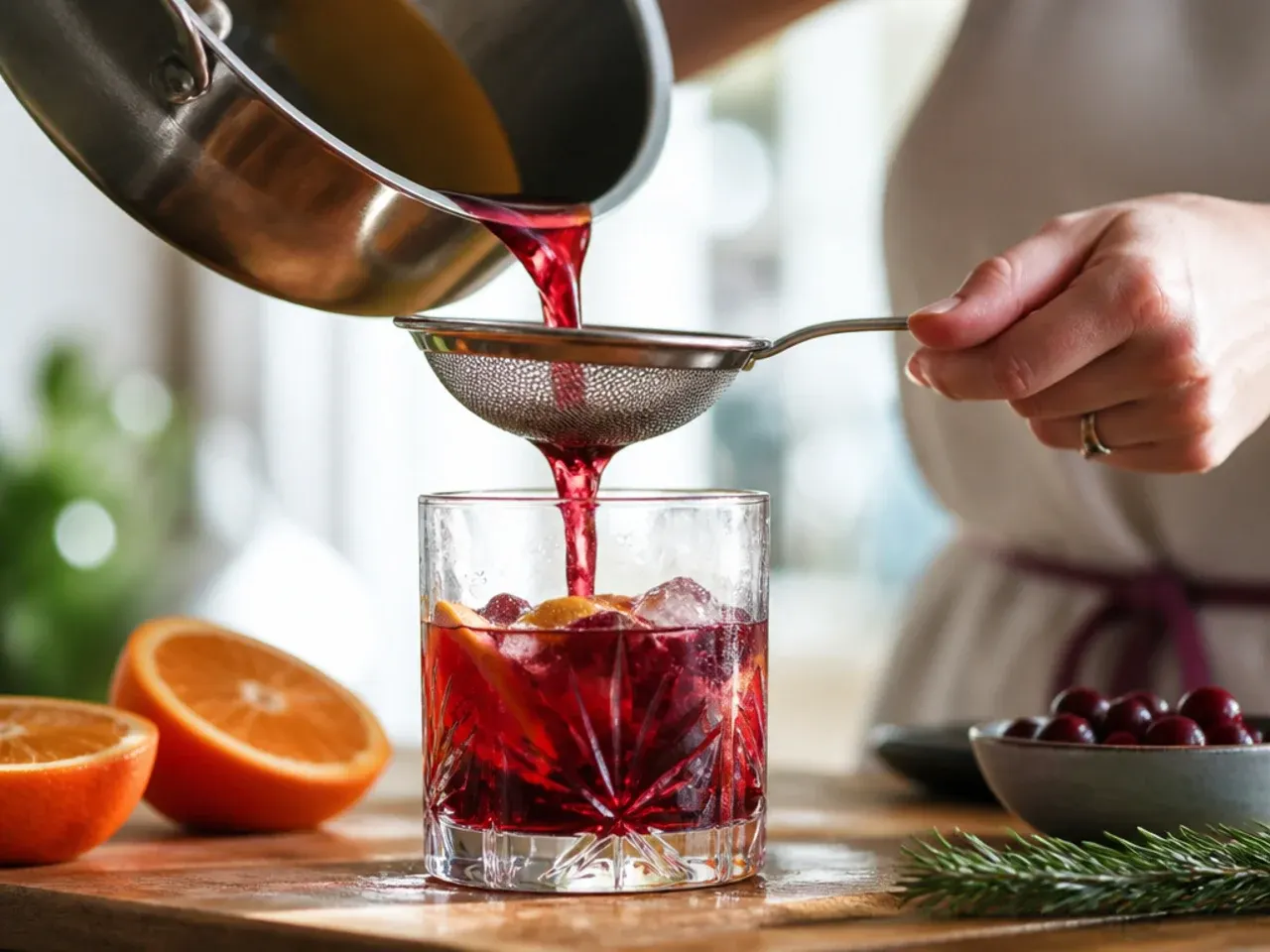 christmas punch drinks recipe step 2