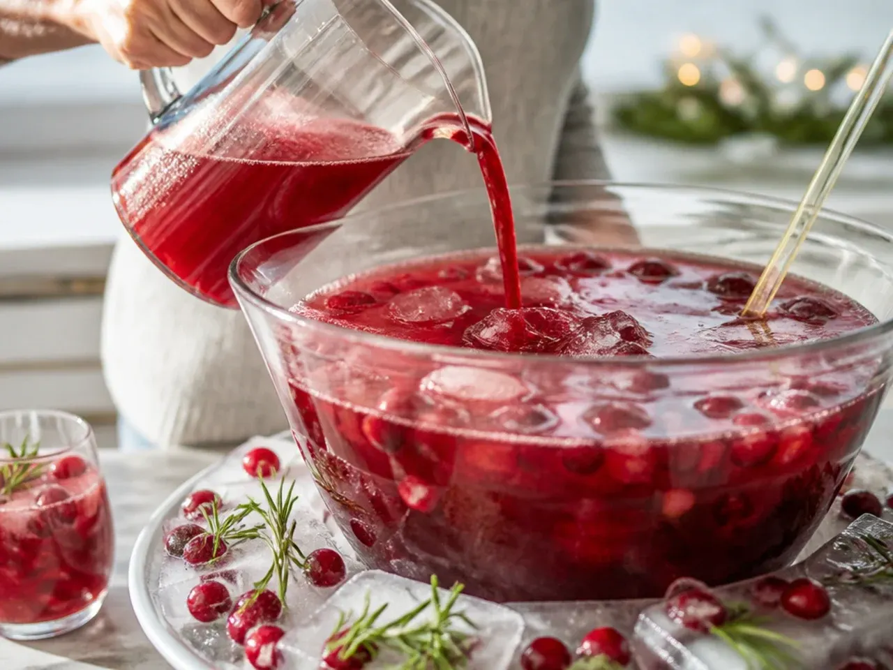 christmas punch drinks recipe step 3