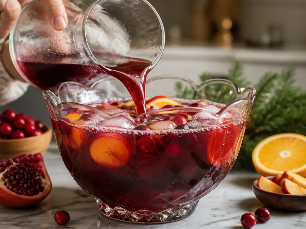 christmas punch drinks recipe step 4