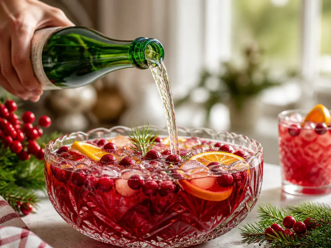 christmas punch drinks recipe step 6
