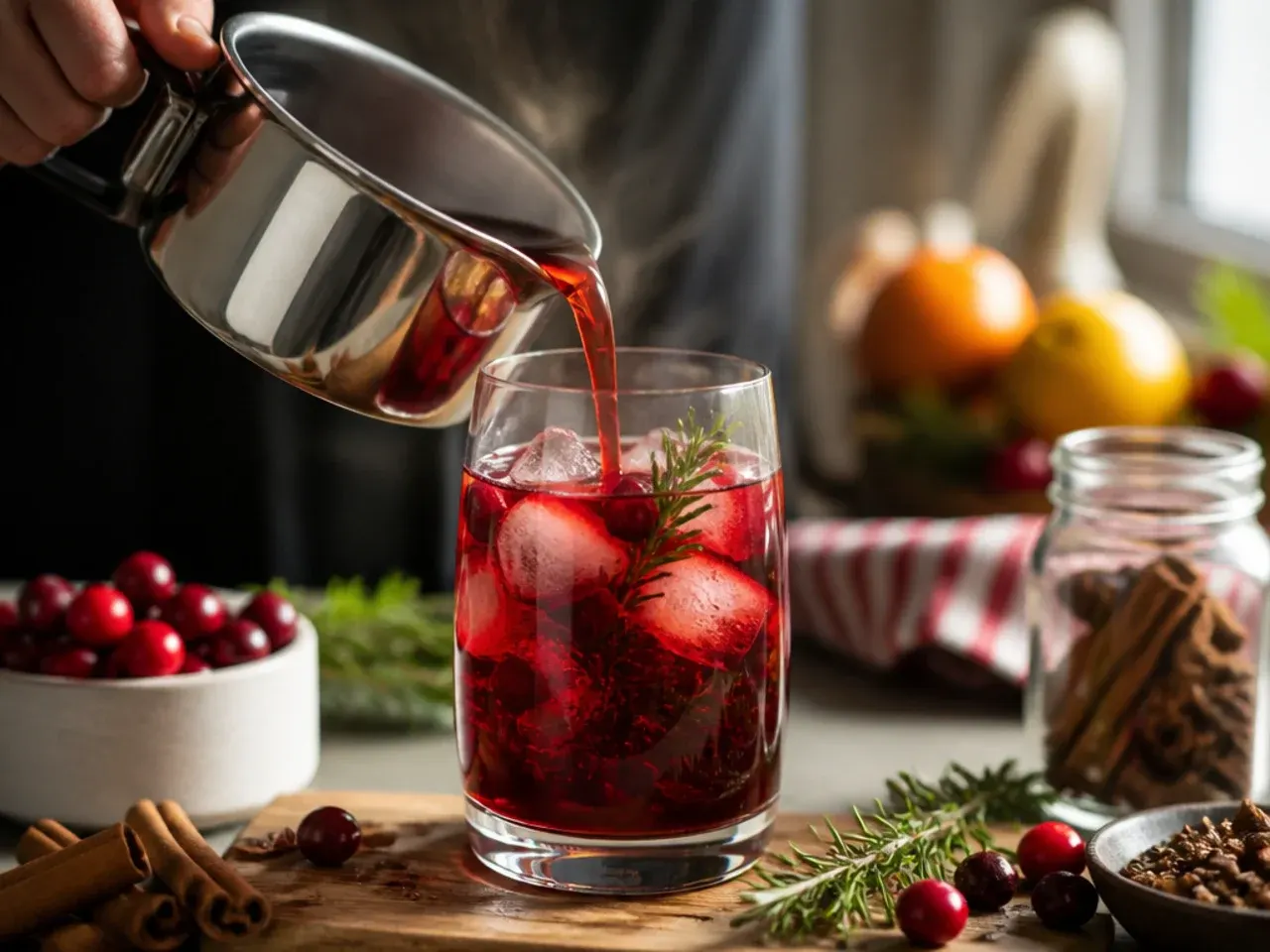 christmas themed drinks recipe step 2