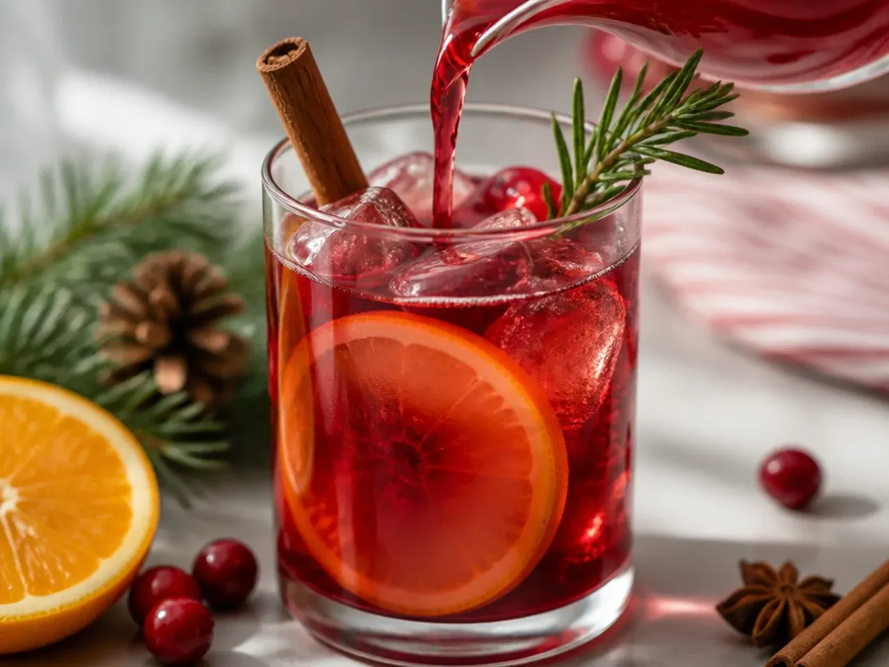 christmas themed drinks recipe step 4