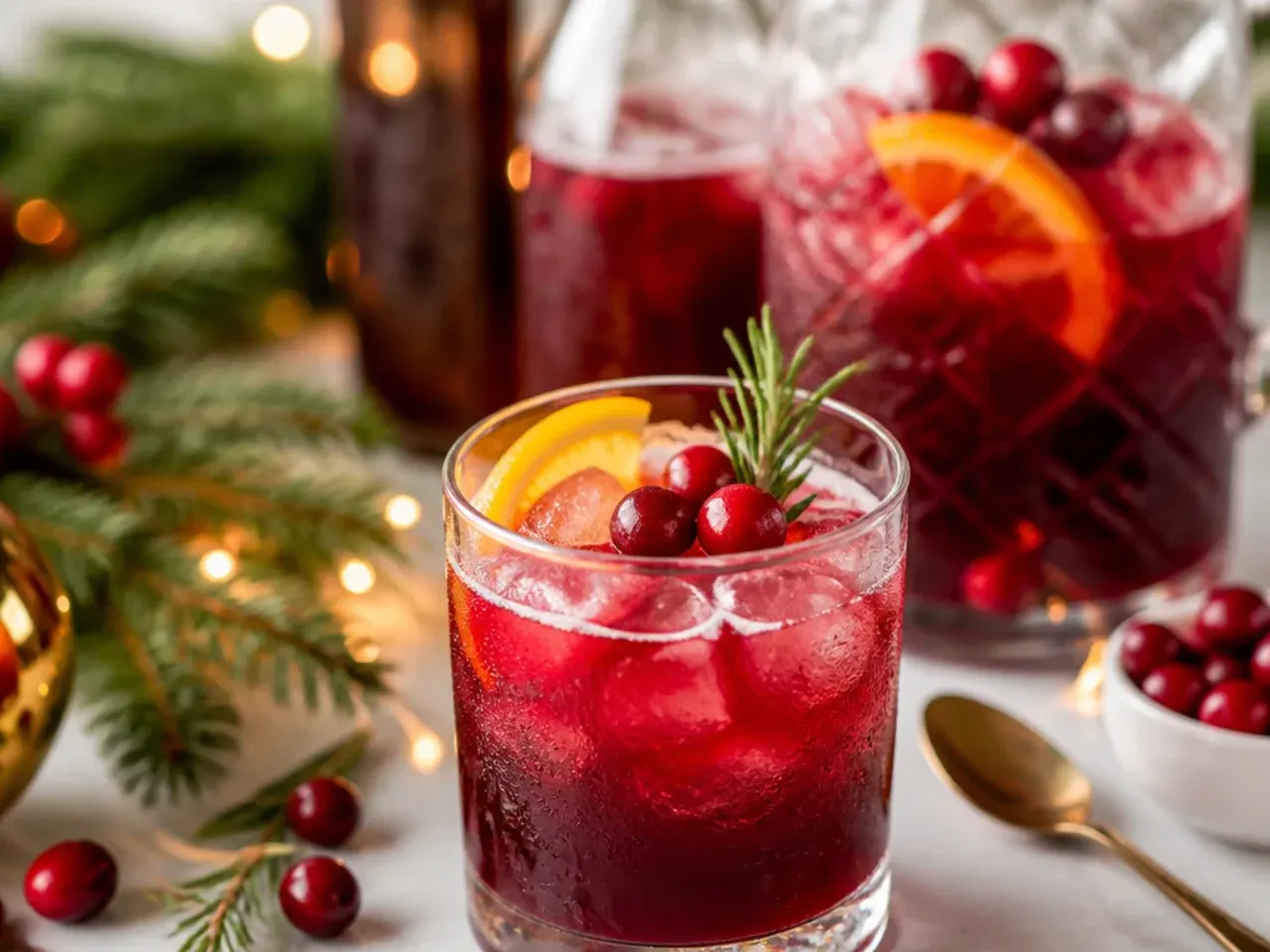 Slow cooker filled with mulled wine being kept warm for a christmas party
