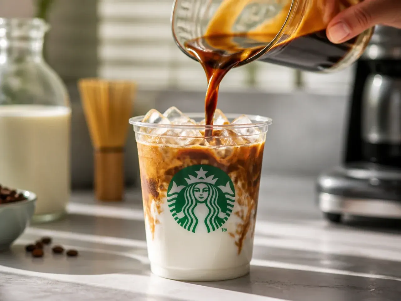cold starbucks drinks recipe step 2