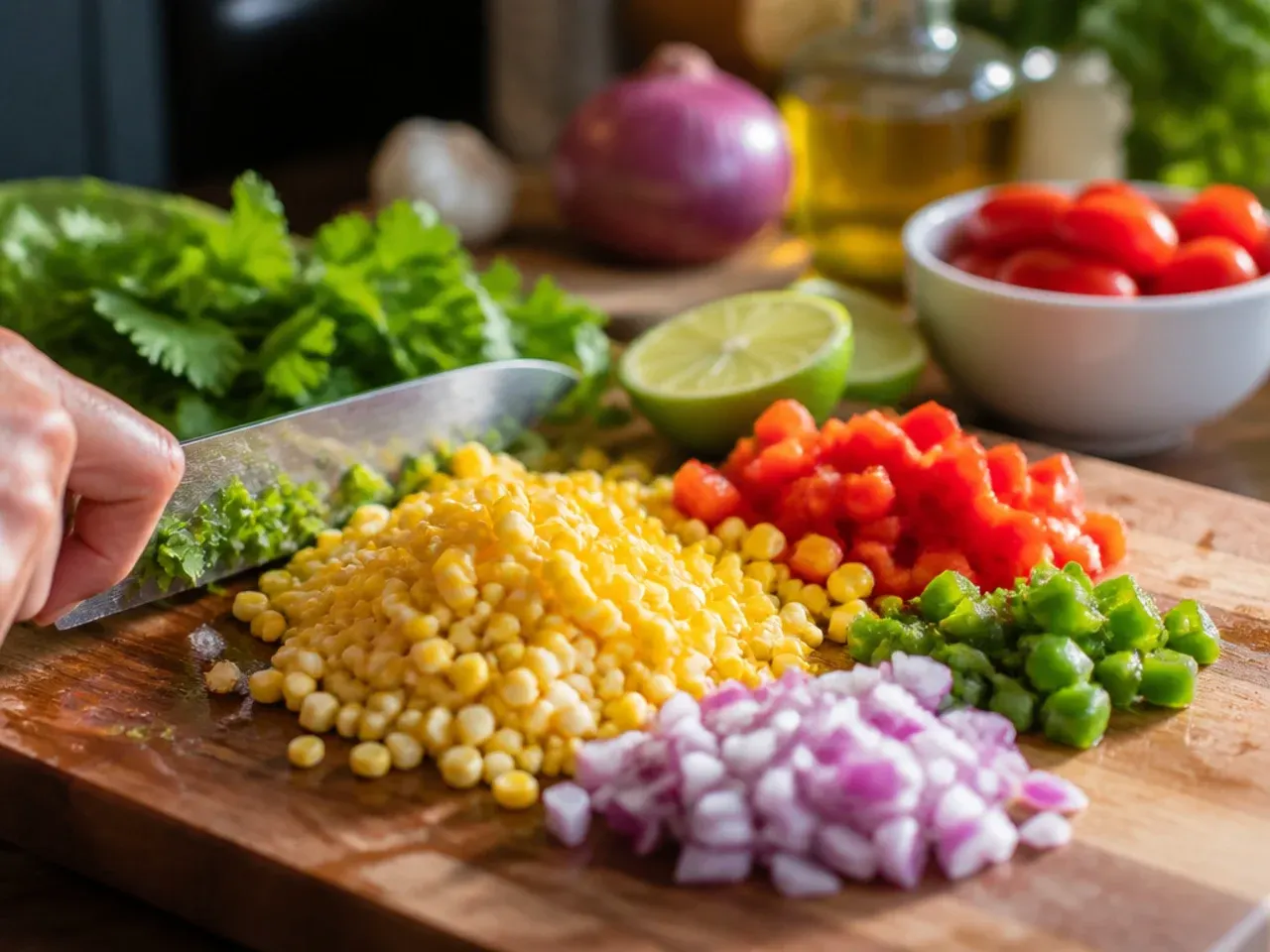 corn salsa recipe recipe step 3