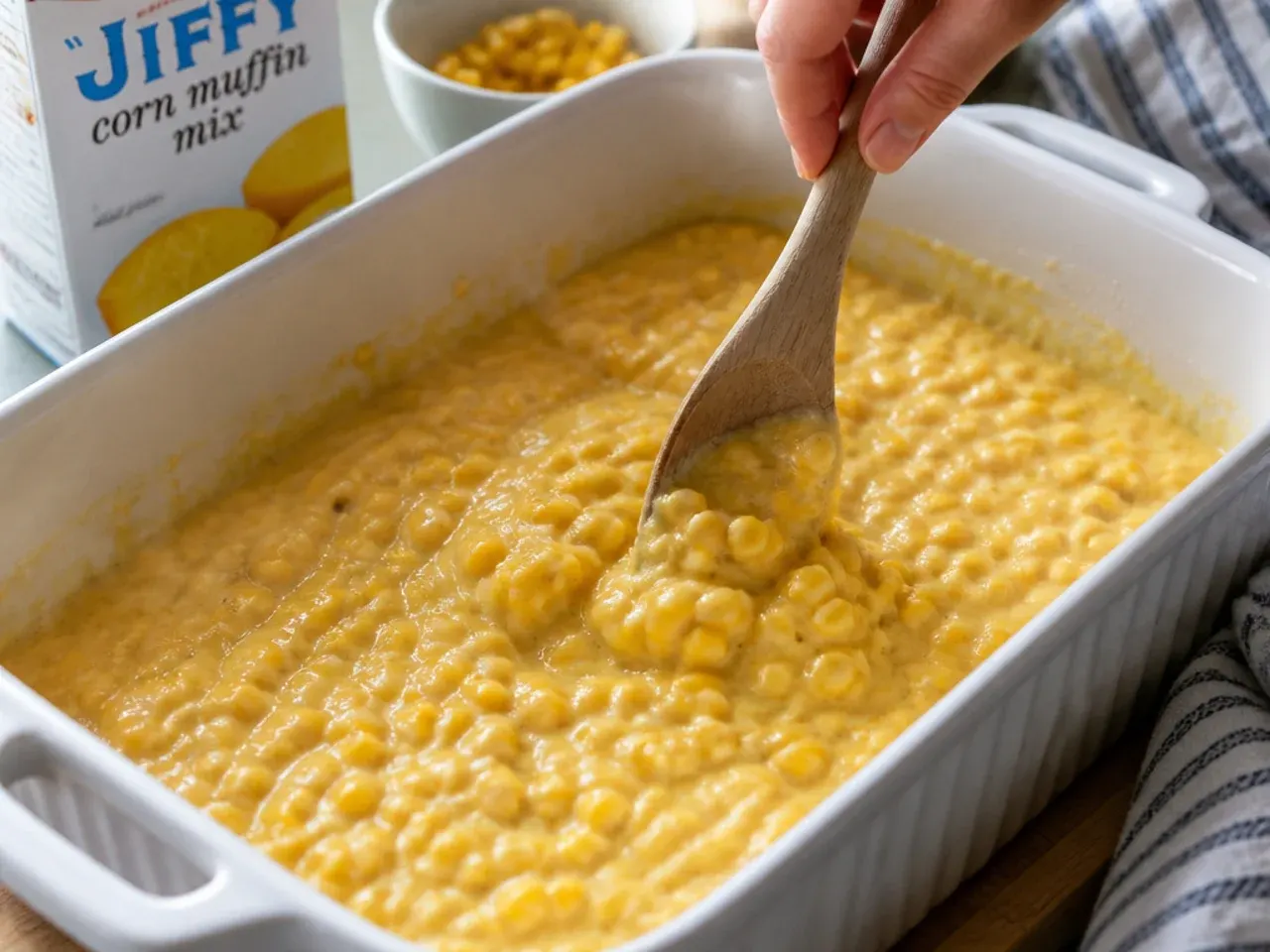 cornbread casserole jiffy recipe step 3