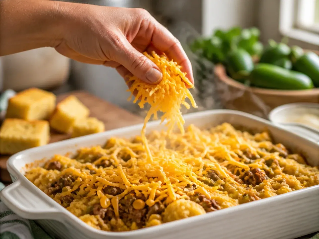 cornbread casserole recipe step 5