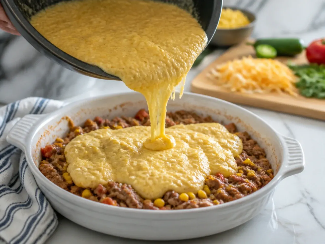 cornbread casserole recipe step 6