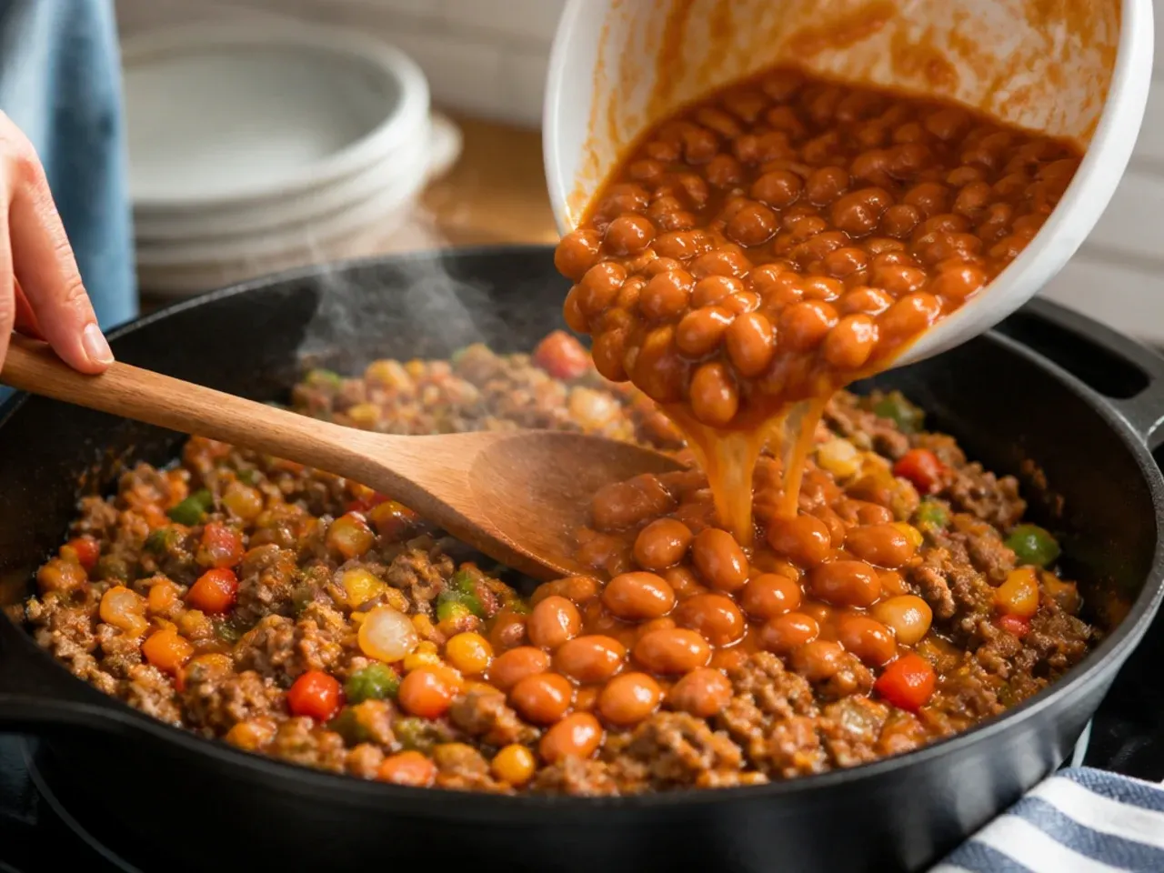 cornbread cowboy casserole recipe step 5