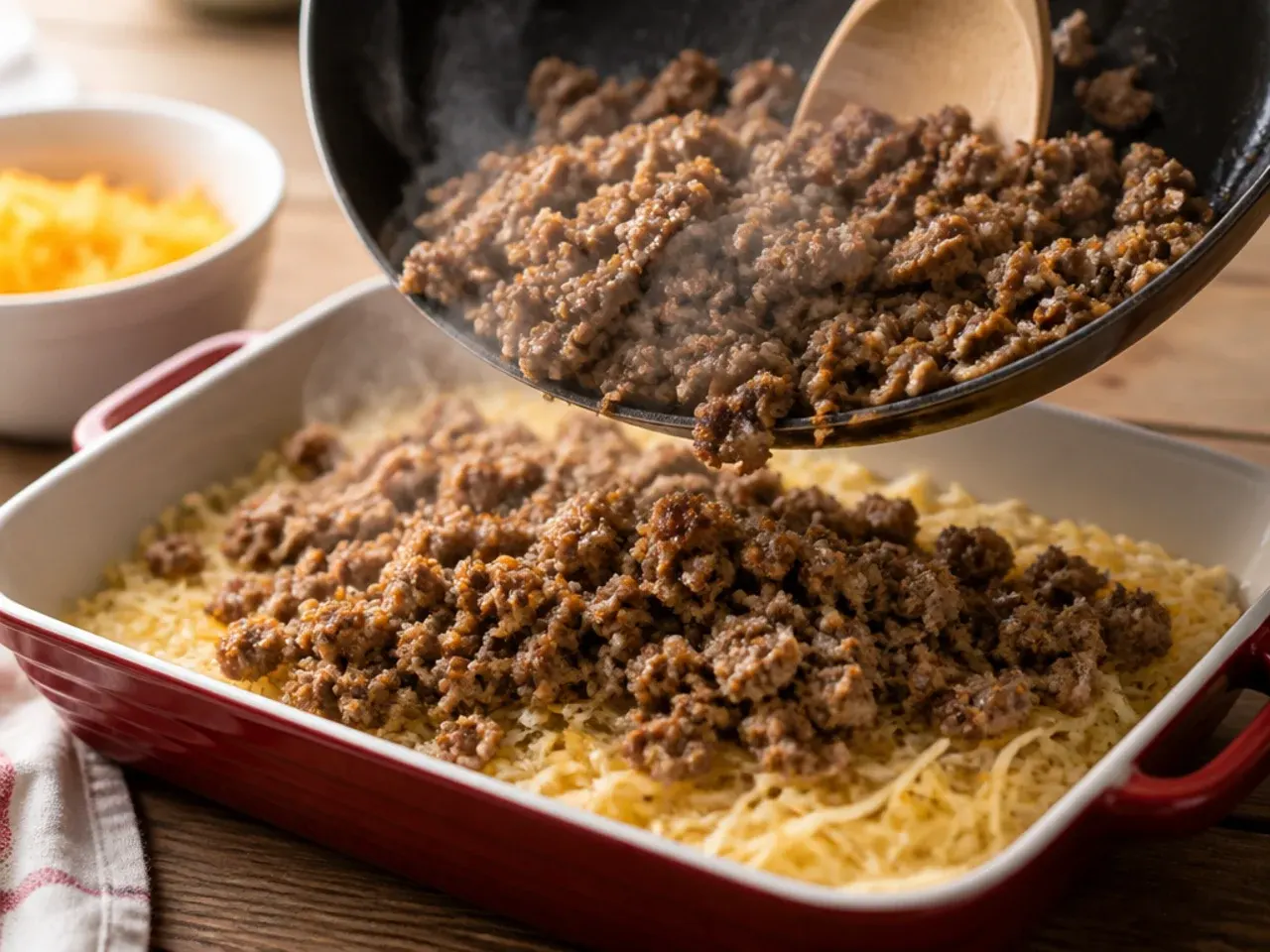 cowboy breakfast casserole recipe step 3