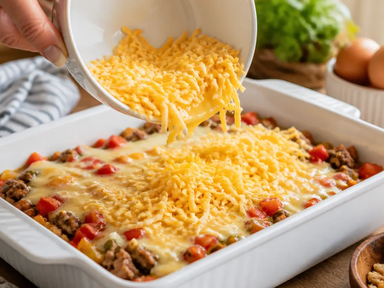 cowboy breakfast casserole recipe step 5