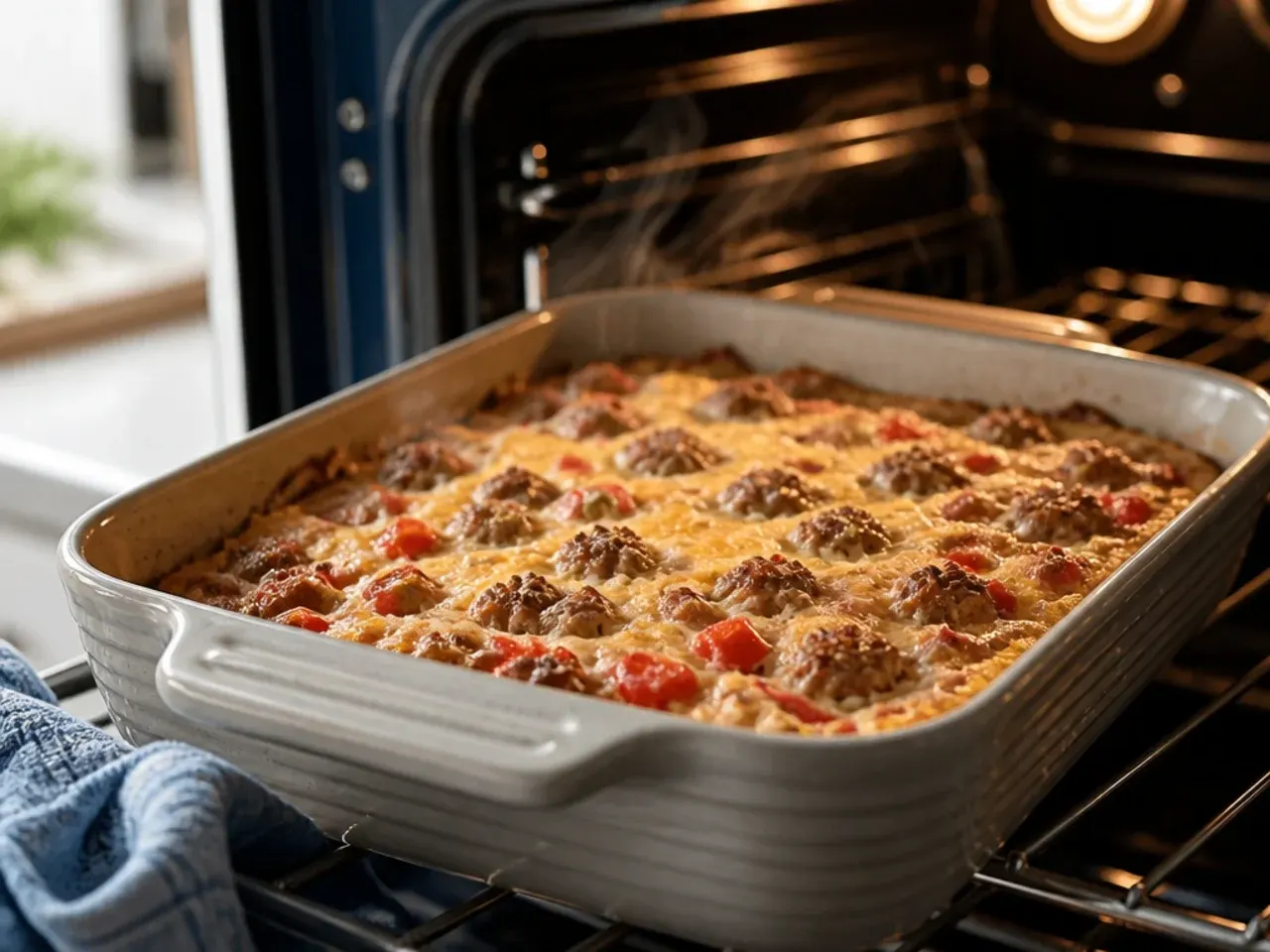 cowboy breakfast casserole recipe step 6