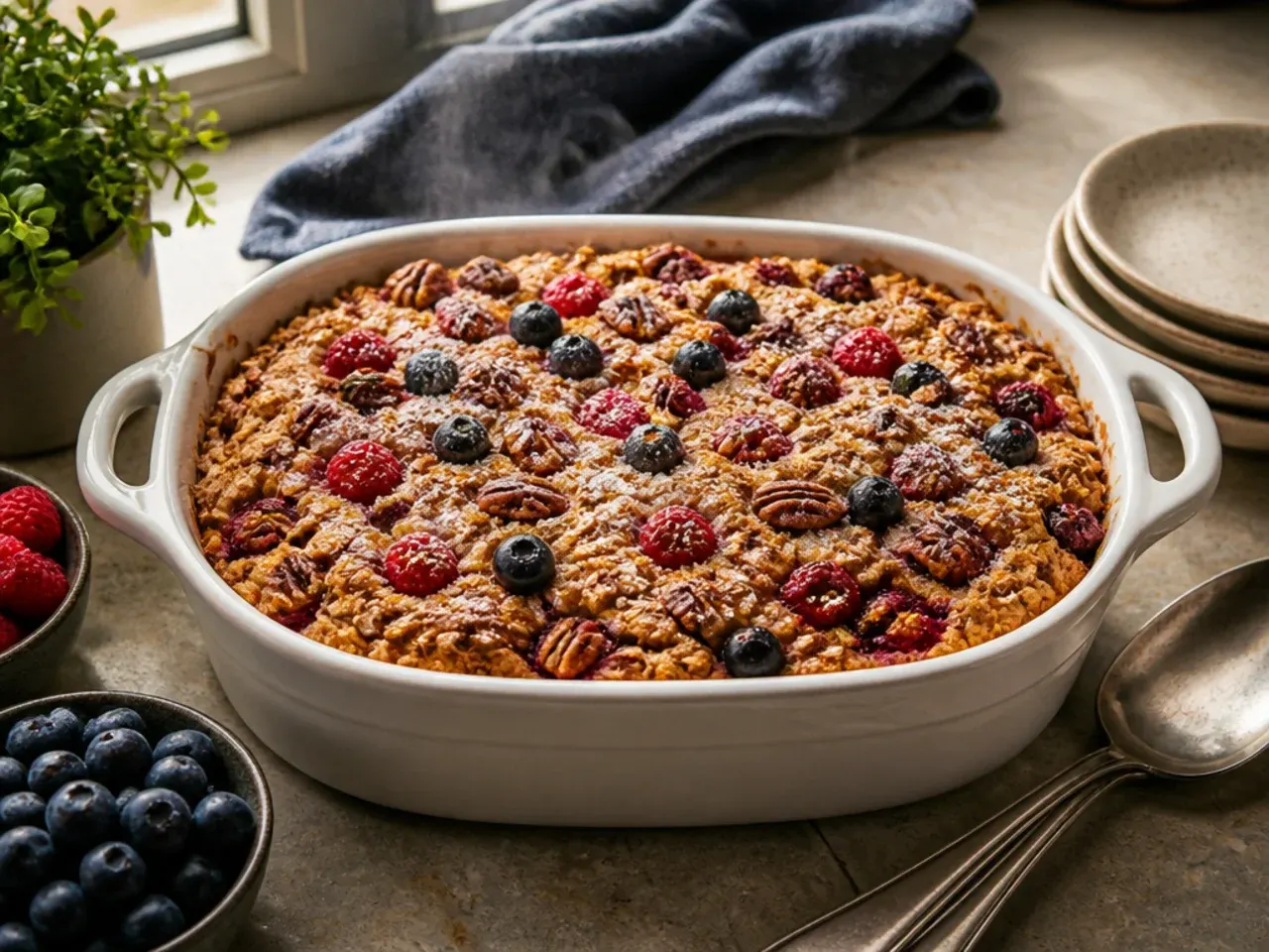 Family-friendly mild cowboy casserole crockpot served on plates