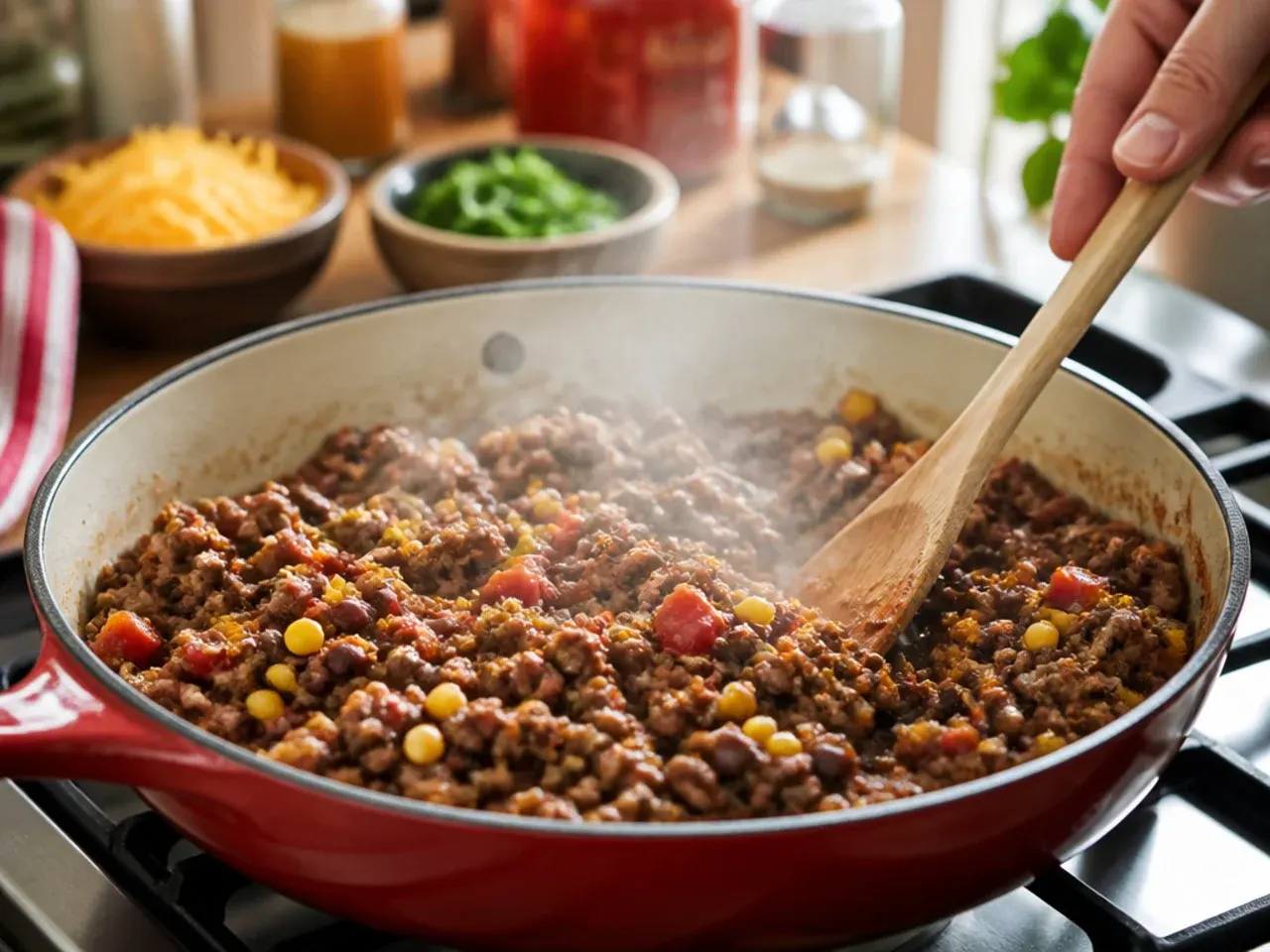 cowboy casserole recipe cornbread recipe step 3