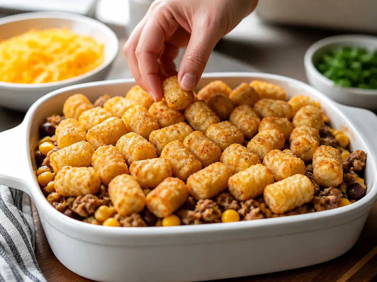 cowboy casserole tater tots recipe step 6