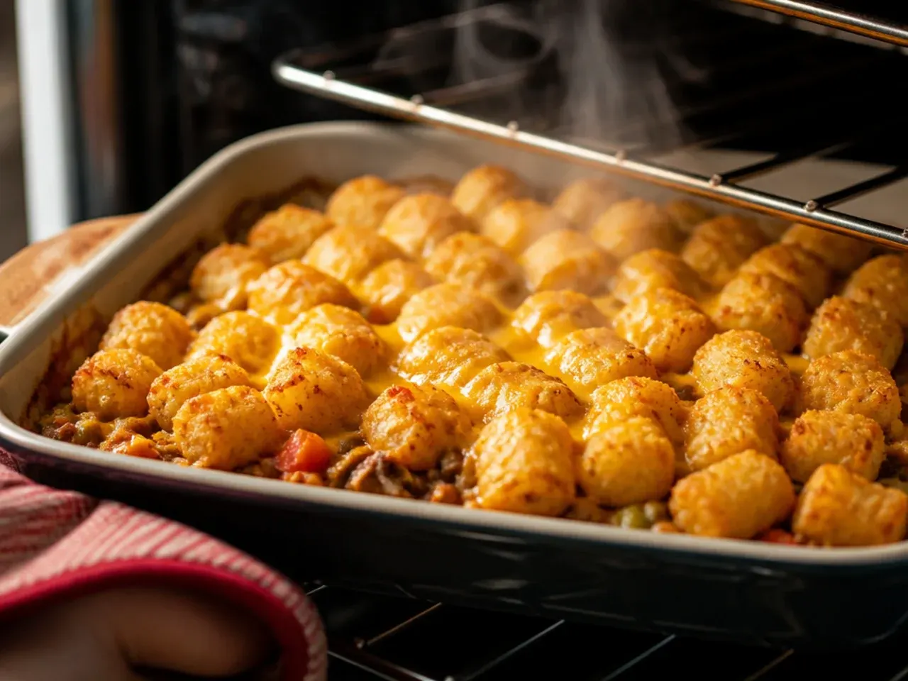 cowboy casserole tater tots recipe step 7
