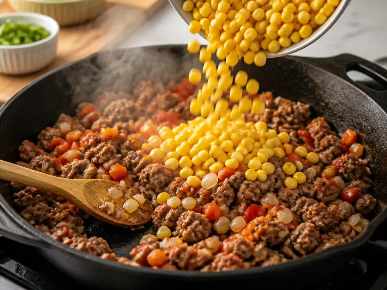 cowboy cornbread casserole recipe step 4