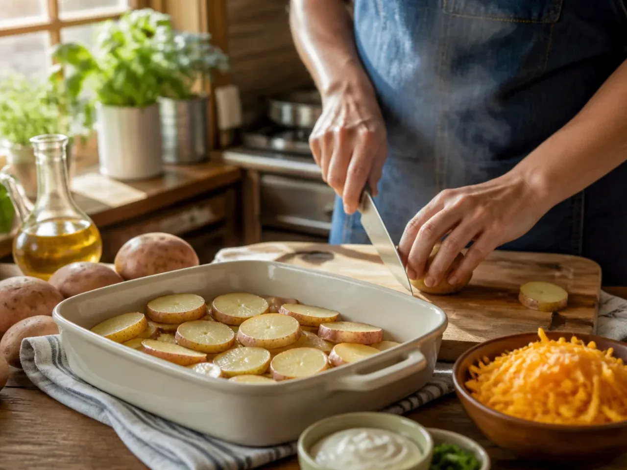 cowboy potato casserole recipe step 1