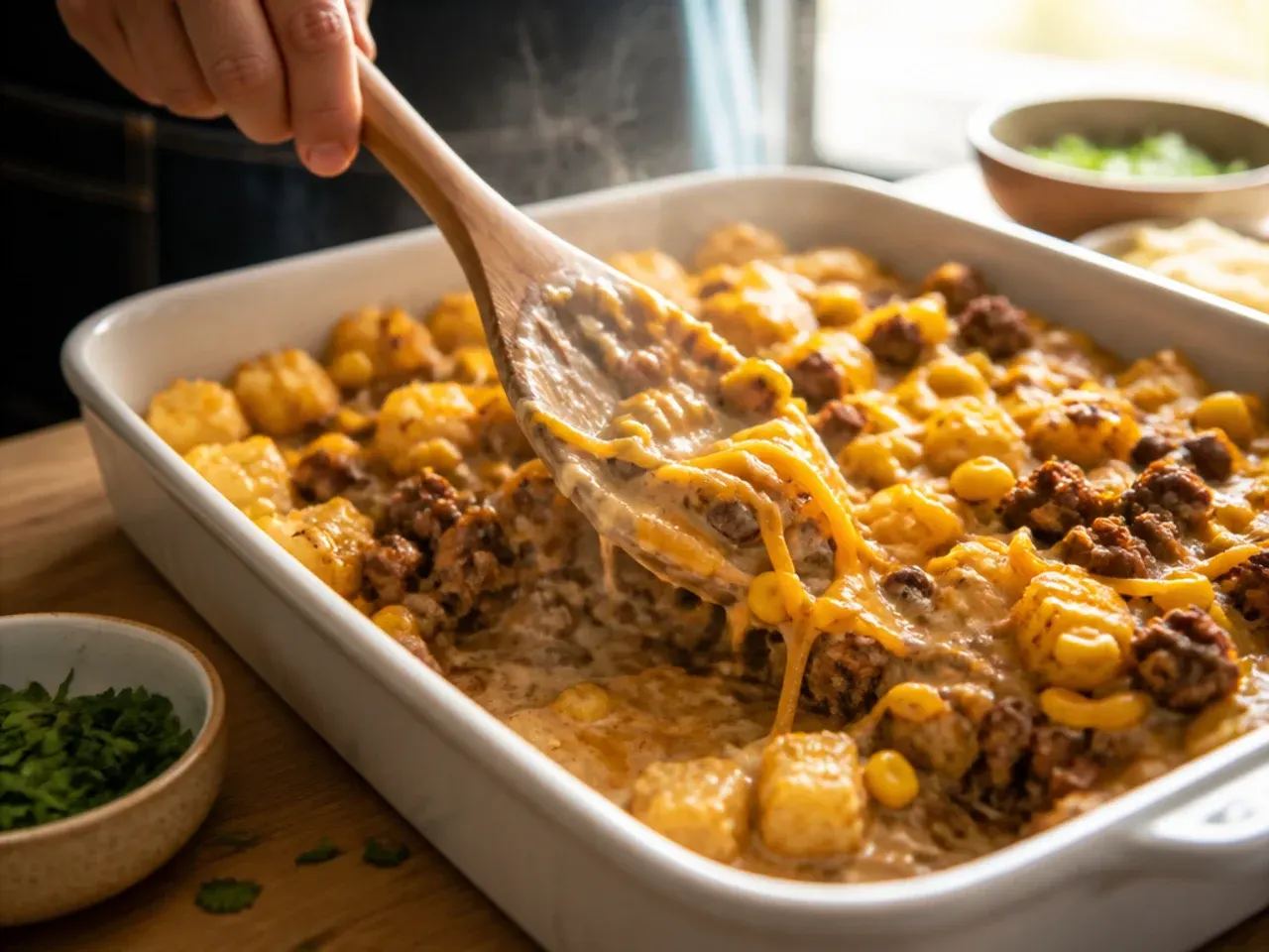 cowboy tater tot casserole recipe step 4