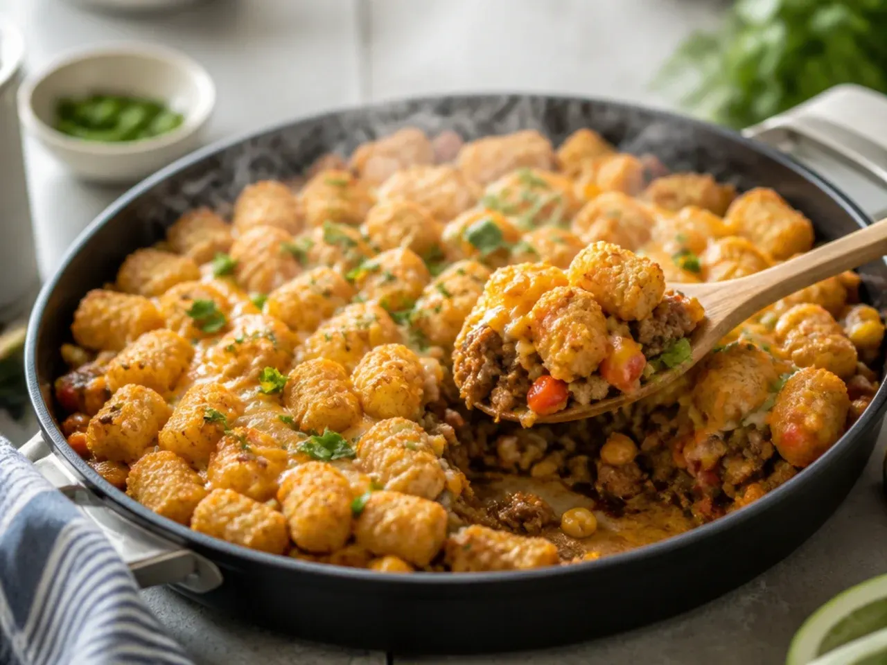 cowboy tater tot casserole recipe step 7