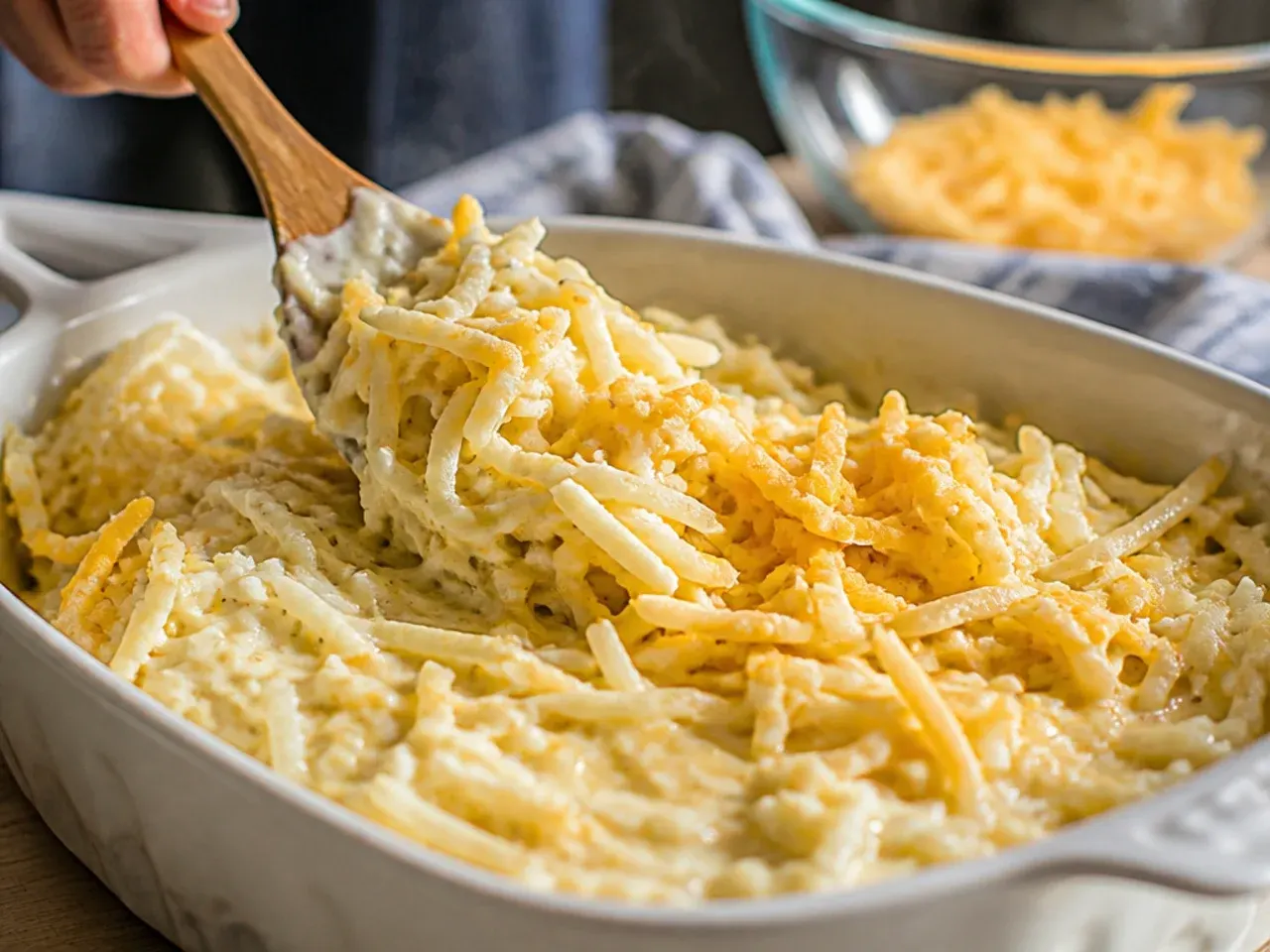 cracker barrel hashbrown casserole recipe step 4