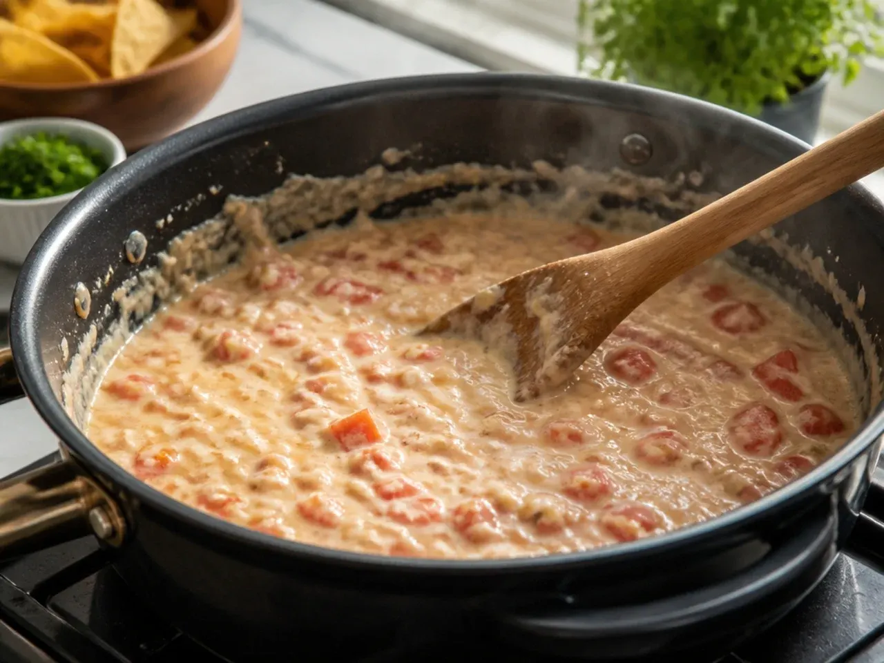 cream cheese rotel dip recipe step 5