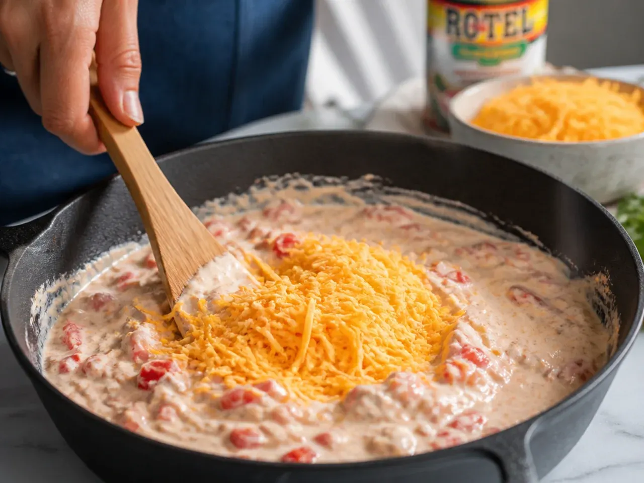 cream cheese rotel dip recipe step 10