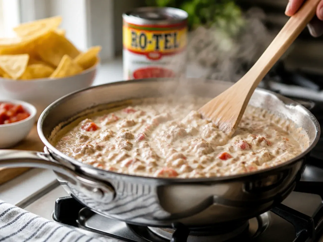 cream cheese rotel dip recipe step 11