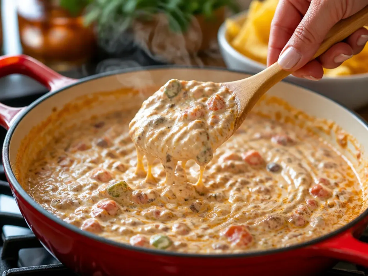 cream cheese rotel dip recipe step 12