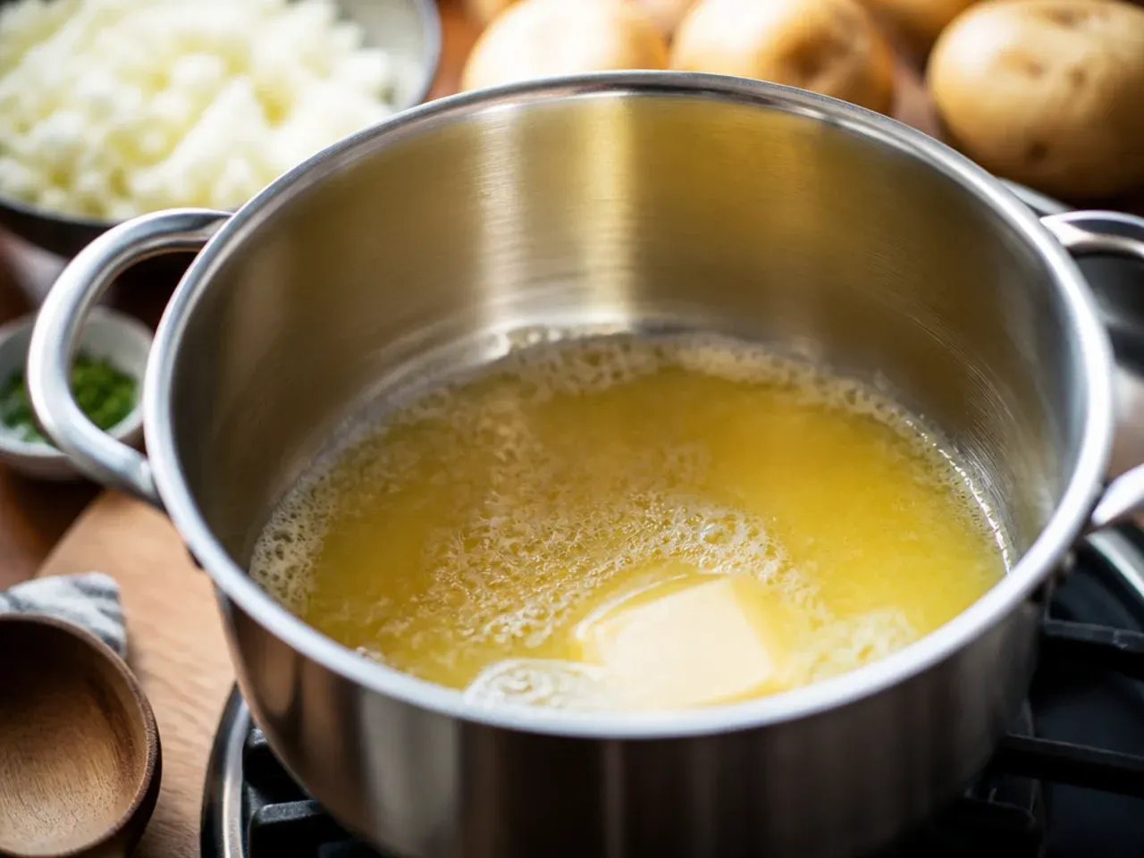 creamy potato soup recipe step 4