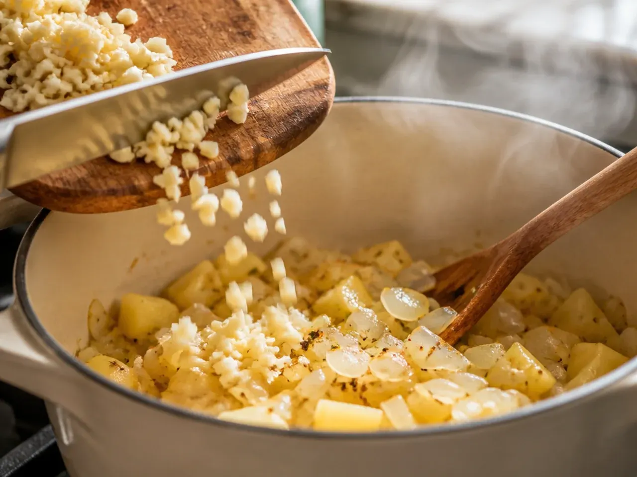 creamy potato soup recipe step 6