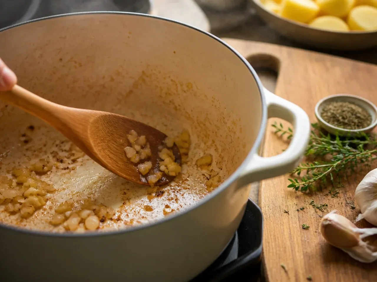 creamy potato soup recipe step 9