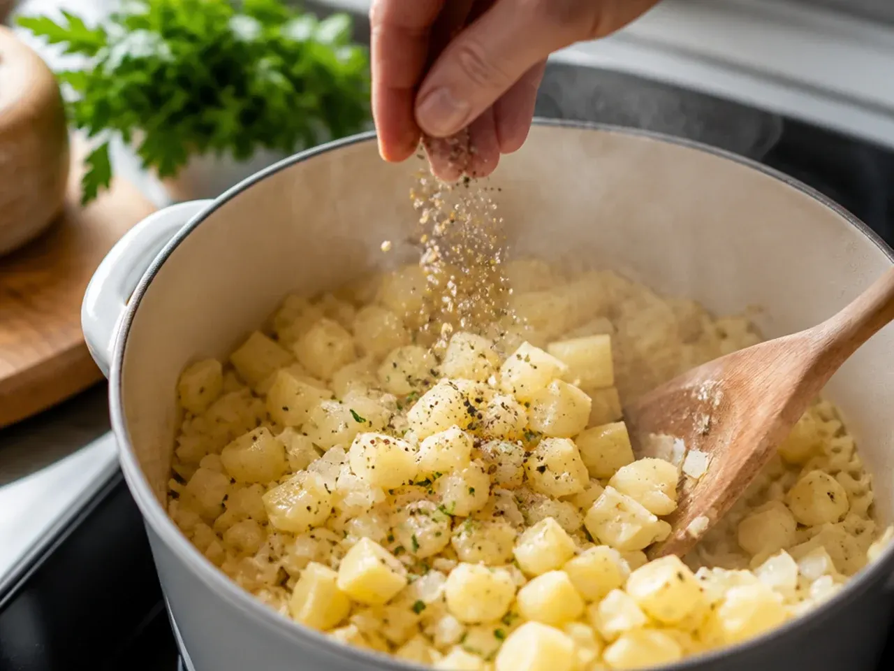 creamy potato soup recipe step 11