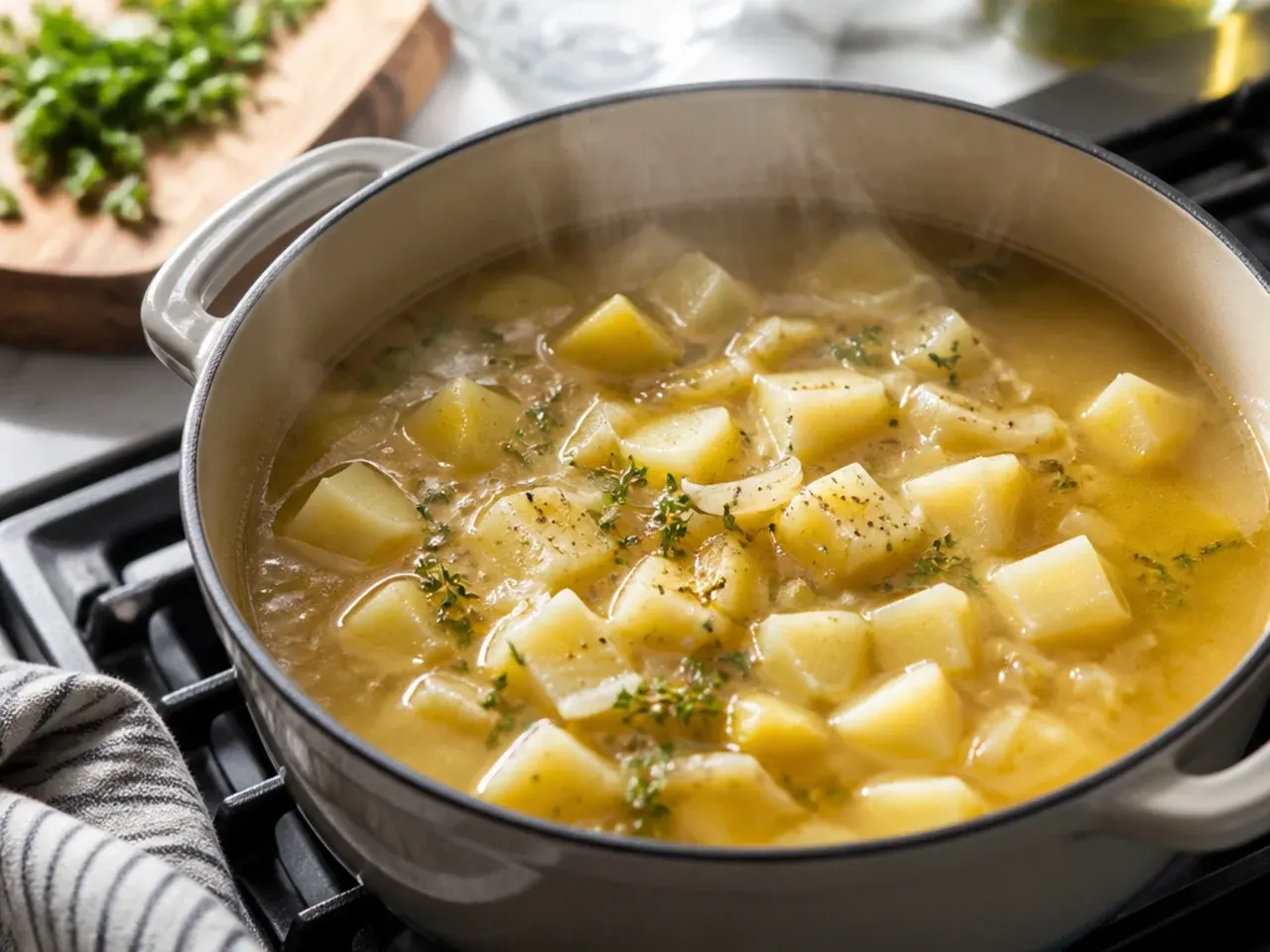 creamy potato soup recipe step 14