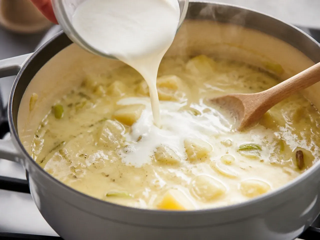 creamy potato soup recipe step 20
