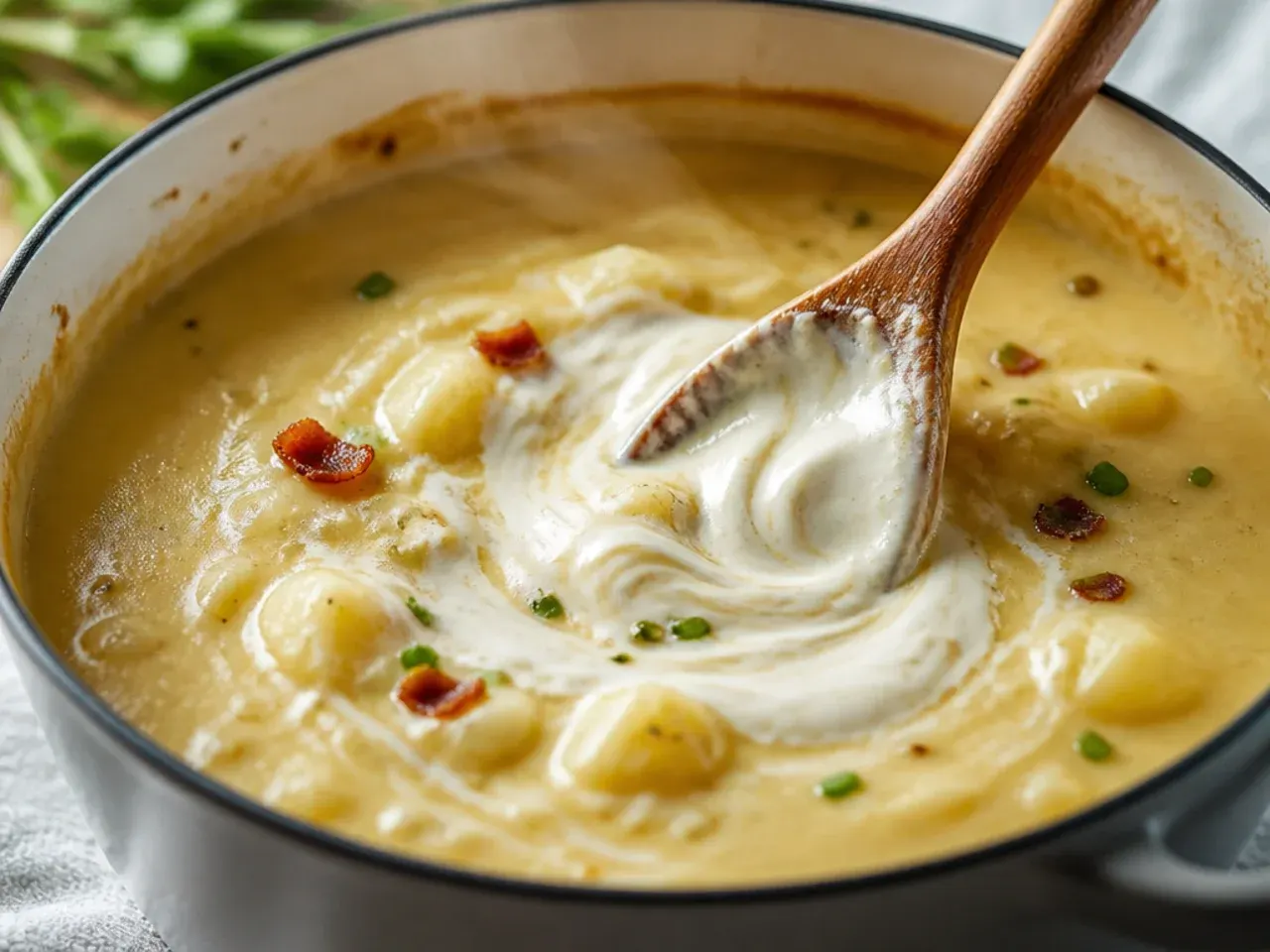 creamy potato soup recipe step 21