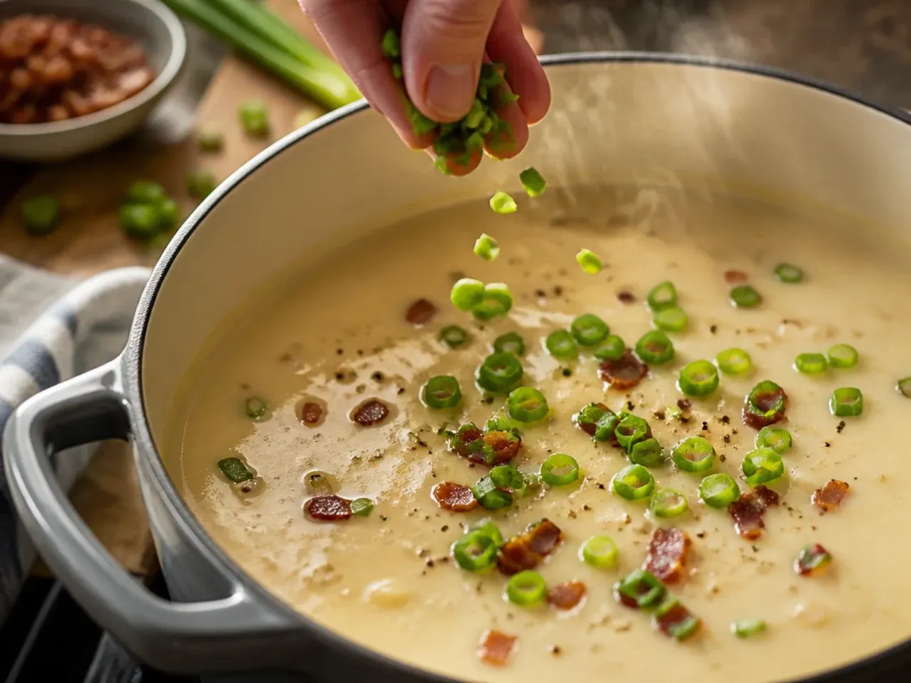 creamy potato soup recipe step 29