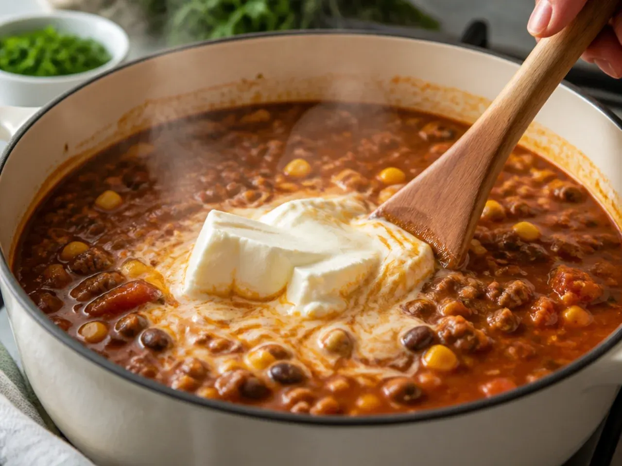 creamy taco soup recipe step 5