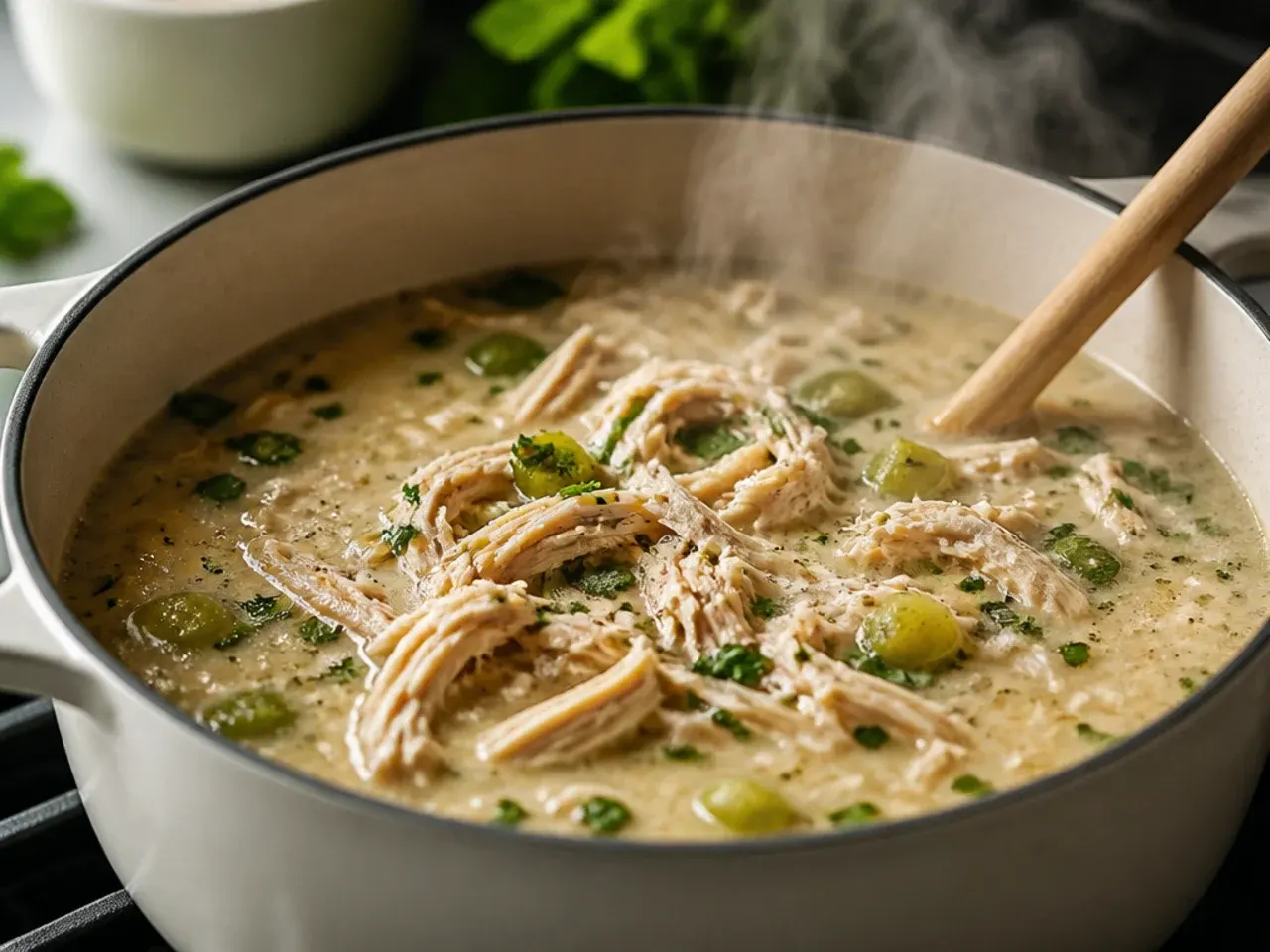 creamy white chicken chili recipe step 3