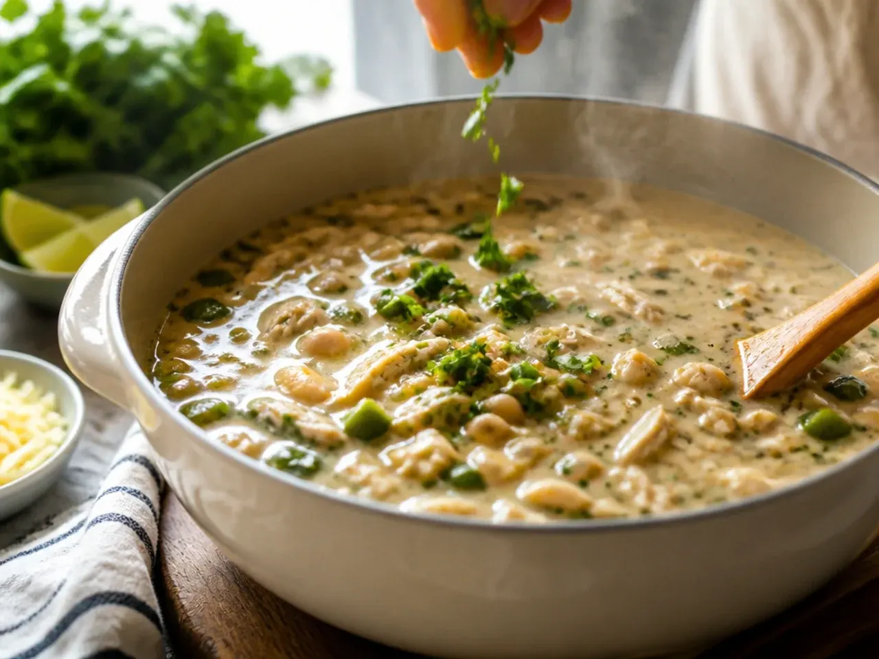 creamy white chicken chili recipe step 7