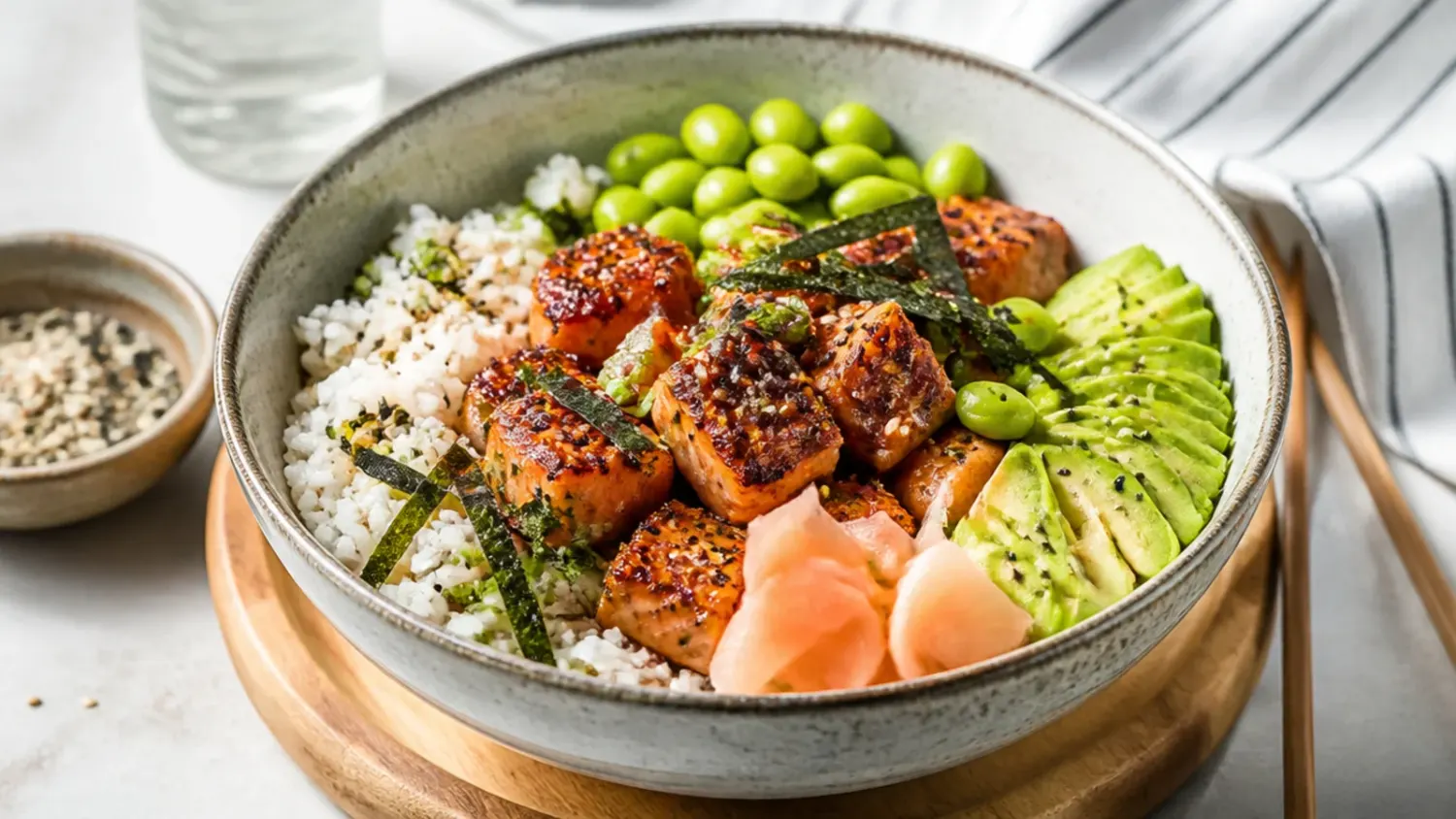crispy salmon sushi bowl — 20 Cozy Crispy Salmon Sushi Bowls
