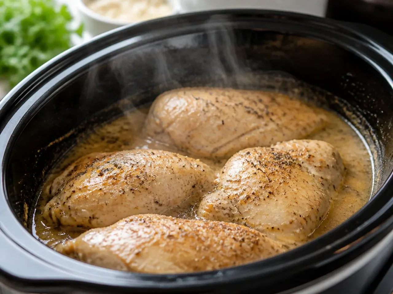 crockpot chicken alfredo recipe step 3