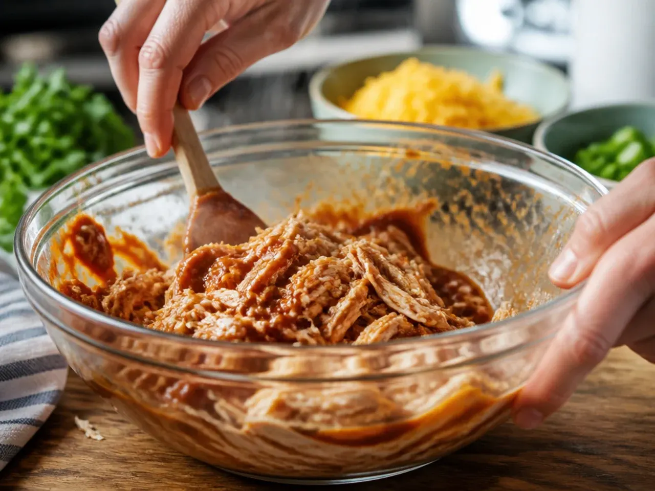 crockpot chicken enchilada casserole recipe step 1
