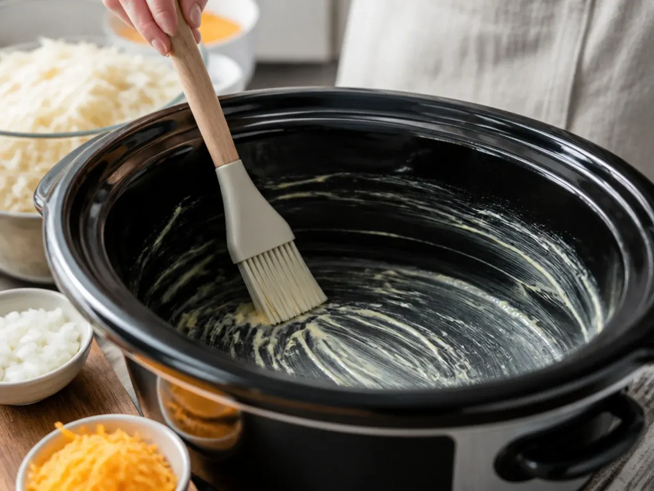 crockpot hashbrown casserole recipe step 1