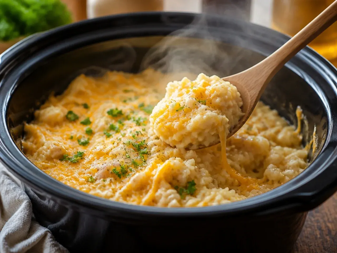 crockpot hashbrown casserole recipe step 7