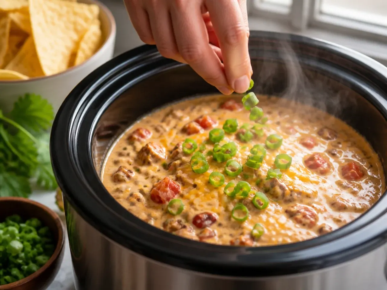 crockpot rotel dip recipe step 7